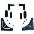 Kit attache table : Noir 