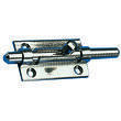 Targette acier chromé : 30 x 30 mm 