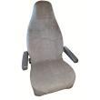 Housses de siège éponge - Lot de 2 : grises Incasa