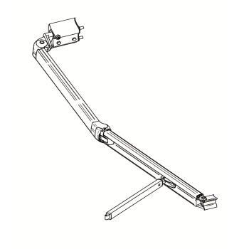 Bras de store droit pour store de 350 cm