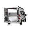 Rideau thermique portes arrières PREMIO : 1 panneau avec fenêtre Ducato - Gris clair Hindermann