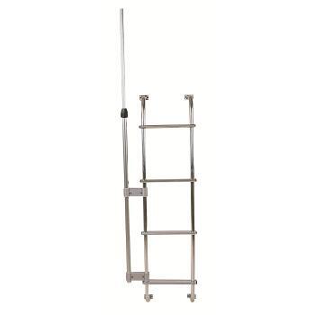 Mât télescopique d'échelle pour antenne hertzienne