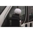 Miroir anti angle mort Spot : Coloris blanc Milenco