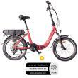 Vélo à assistance électrique Confort 20'' : Pack Vélo à assistance électrique Confort 20'' Rouge 13Ah + Marquage BicyCode Eza