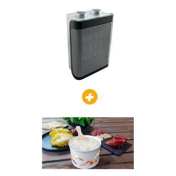 Pack Chauffage d'appoint 230V - Raclette à la bougie pour 2 personnes Série Limitée