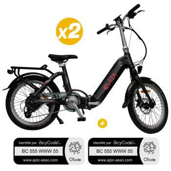Pack 2 Vélos à assistance électrique Confort Plus 20