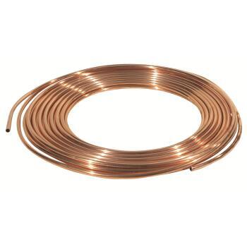 Tuyau gaz en cuivre recuit : diam 6/8