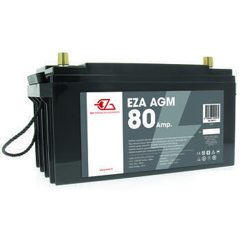 Batterie auxiliaire AGM : 80Ah