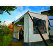 Façade Safari Room : h 1,85 m long store 5,00 m gris Alas Thule