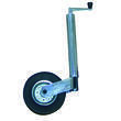 Roue Jockey télescopique : Fût diam. 48 mm. roue tôlée Optima
