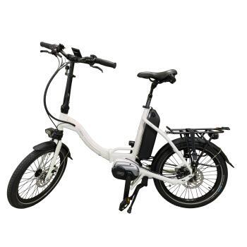 Vélo pliant à assistance électrique Juny : Blanc 14Ah