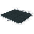 Matelas Standard T4,T5,T6 : 185 x 148 cm épaisseur 3 cm (28 kg /m3) + 3 cm (mémoire de forme) 