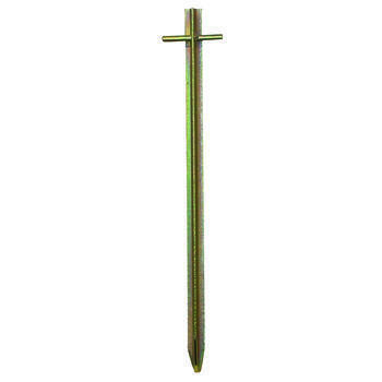 Piquet «T» en acier : longueur 40 cm
