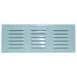Grille d'aération en aluminium laqué blanc : 330 x 130 mm 