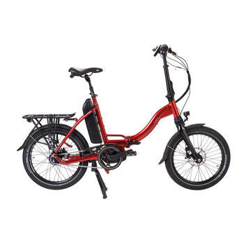 Vélo pliant à assistance électrique Juny : Rouge 11Ah