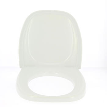 Siège avec couvercle couleur blanc