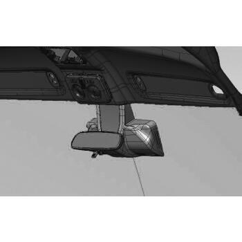 Store d'occultation REMIfront Pare-brise - Boxer / Jumper / Ducato : A partir de 2024 - Avec gros capteur et avec ou sans rétroviseur intérieur