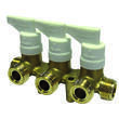 Vanne de distribution de gaz : 3 voies 
