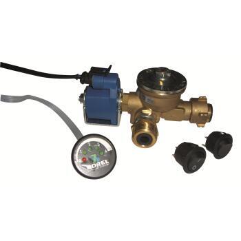 Kit électrovan + jauge pour Homegaz Premium