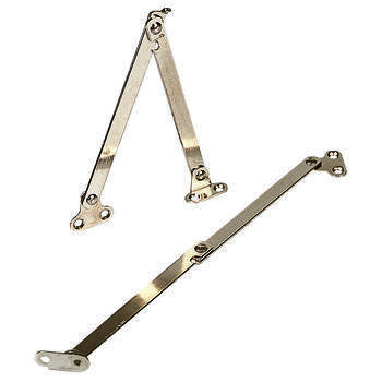 Compas de retenue d'abattant : longueur ouvert 200 mm