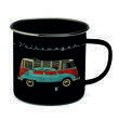 Mugs émaillés : Combi et Coccinelle VW Collection