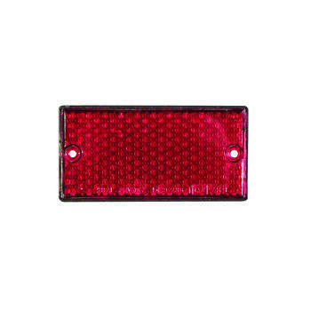 Catadioptre rectangulaire : rouge