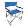 Fauteuil director en acier : Coloris bleu Baya Sun