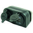 Socle 12 Volts + 2 prises USB : En saillie HABA