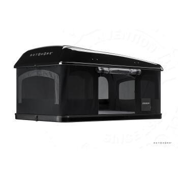 Tente de toit Maggiolina Grand tour 360° : Large X-Long coloris carbone coque Blackstorm