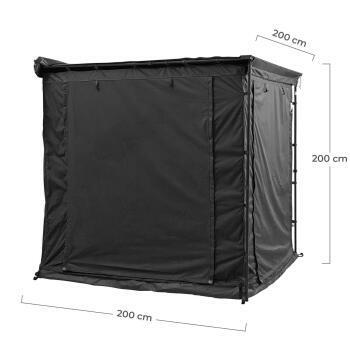 Extension pour store : latéral 200 cm coloris Noir