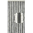 Rideaux de porte chenille : XS Blanc / Gris 56 x 185 cm Incasa