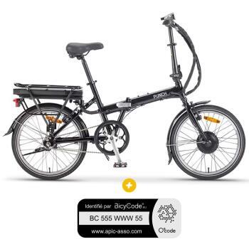 Pack VAE pliant PF1 Noir 10.4Ah + Marquage BicyCode