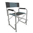 Fauteuil directeur Havana : Coloris Bleu Clair / Gris Soplair