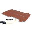 Plancher composite monobloc Expert3/Jumpy3/Scudo/Vivaro/Proace : L2 - 2 rails - Teak & Ebony Mobiframe