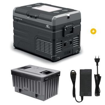Glacière à compression Blizz-E Flex - 47 litres  +  Adaptateur +  Batterie amovible