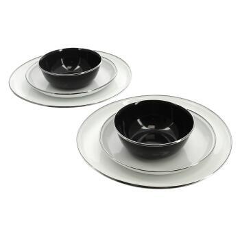 Pack vaisselle 6 pièces en acier émaillé