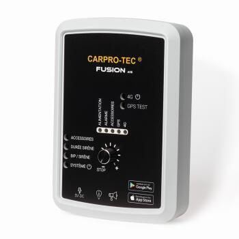 Alarme Infrason Fusion 4G Alarme pour camping-car & caravane avec géolocalisation GPS, carte SIM incluse