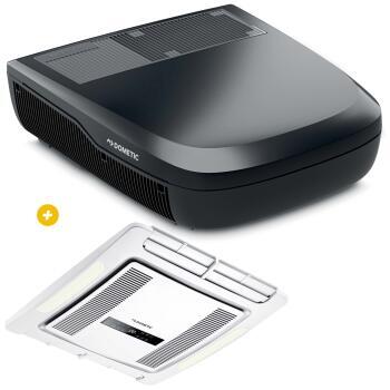 Diffuseur FreshJet FJX ADBD + Climatiseur de toit 2600 W Noir