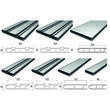 Lame aluminium : double largeur 244 mm longueur 1250mm Schnierle