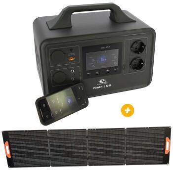 Power Station Power-E 1200 + PANNEAU SOLAIRE VALISE 200W