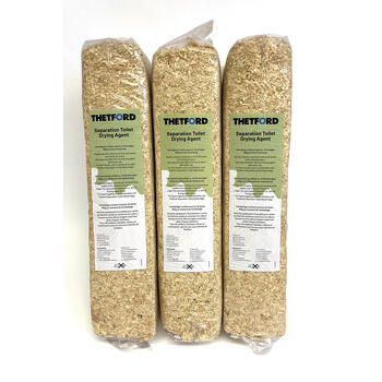 Lot de 3 sachets de copeaux de bois pour toilettes sèches