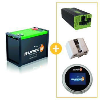 Bat lith 210A + Conv PSIN 12V + Coupl Spear 45A + SBTouch 100/160