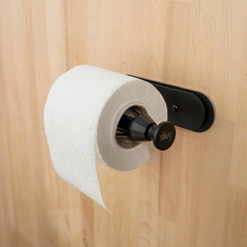 Porte-rouleau de papier toilette magnétique avec sa bande métallique