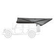 Store leaf : Allongé - Droit 270° Leaf 200 cm gris VickyWood