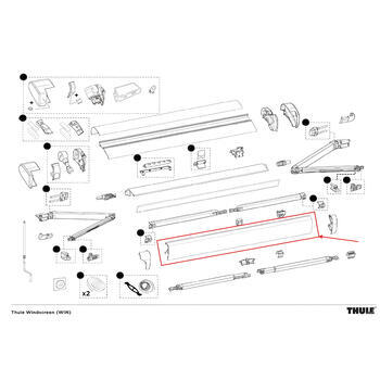 Barre de charge Alu 450 cm
