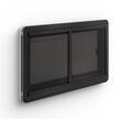 Baie double vitrage acrylique S10 coulissante : 900 x 450 avec encadrement blanc Dometic