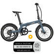 Pack Vélo à assistance électrique pliant OG20 : Coloris bleu ocean + Marquage Bicycode
