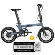 Pack Vélo à assistance électrique pliant PRO16 : Coloris taupe satin + Marquage Bicycode
