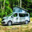 Toit relevable pour véhicule Renault Trafic 3 X82 : sca 189 de dimension L2 H1 avec ouverture Arrière SCA