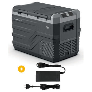 Glacière à compression Blizz-E Dual 31 litres +  Adaptateur 220V/12V - prise UE